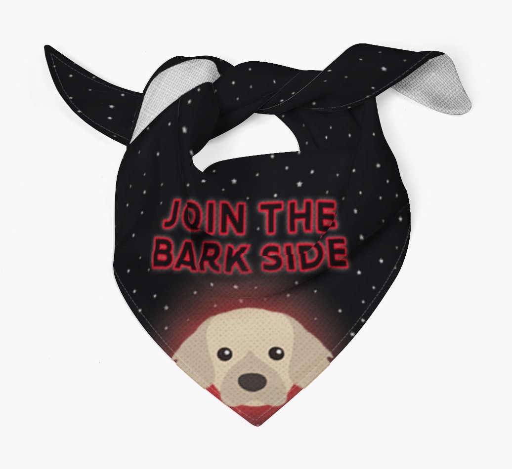 I've Joined The Bark Side: Personalised {breedFullName} Bandana