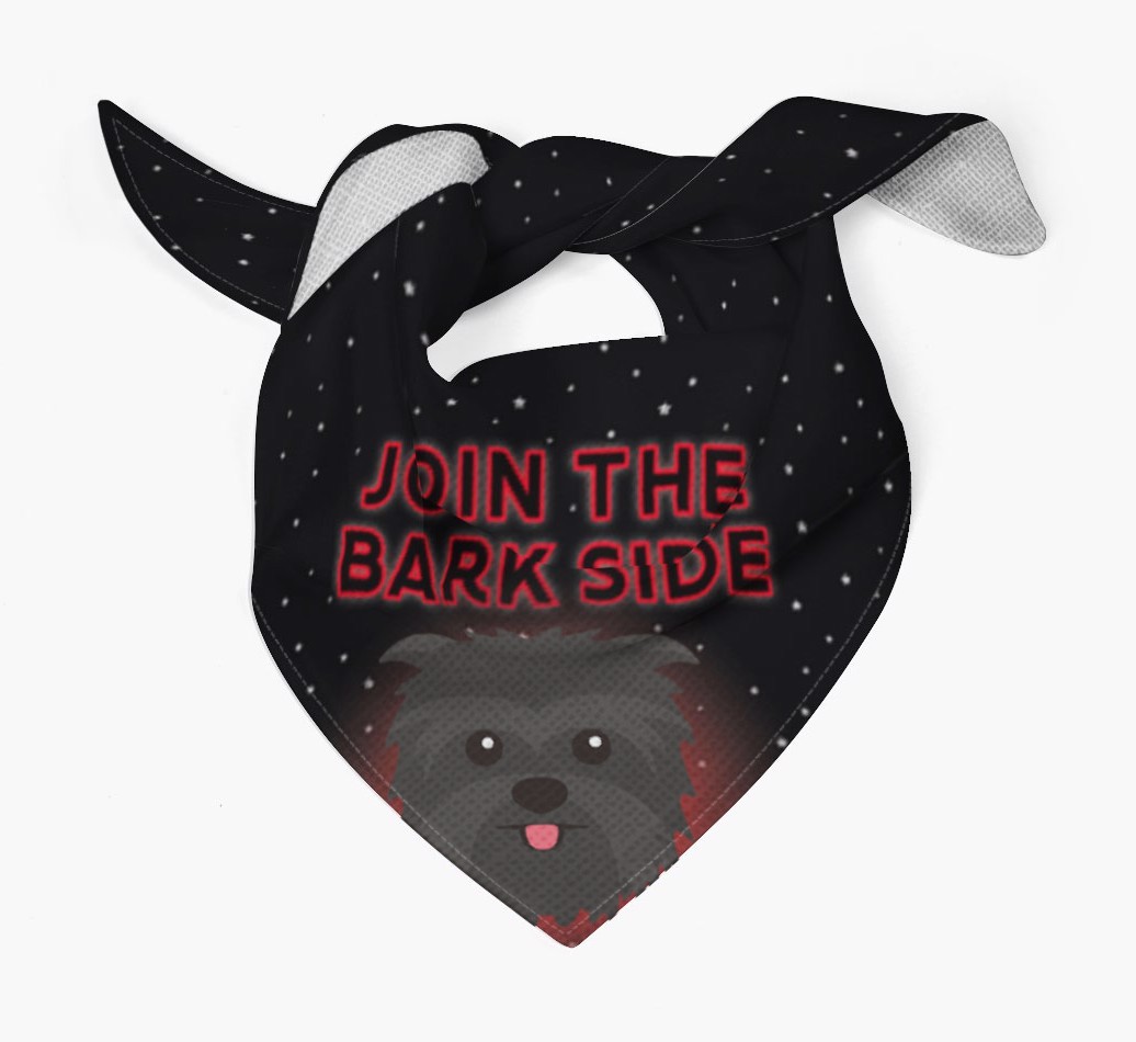 I've Joined The Bark Side: Personalised {breedFullName} Bandana