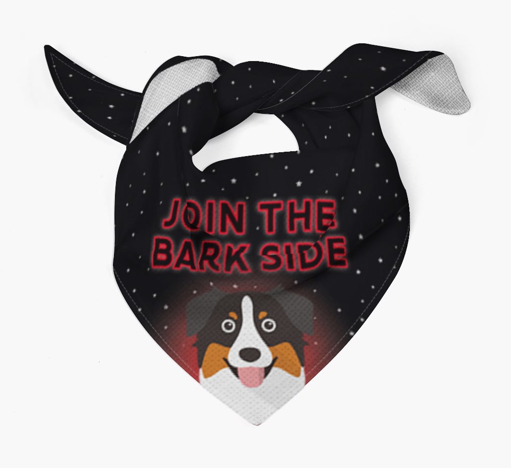 I've Joined The Bark Side: Personalised {breedFullName} Bandana
