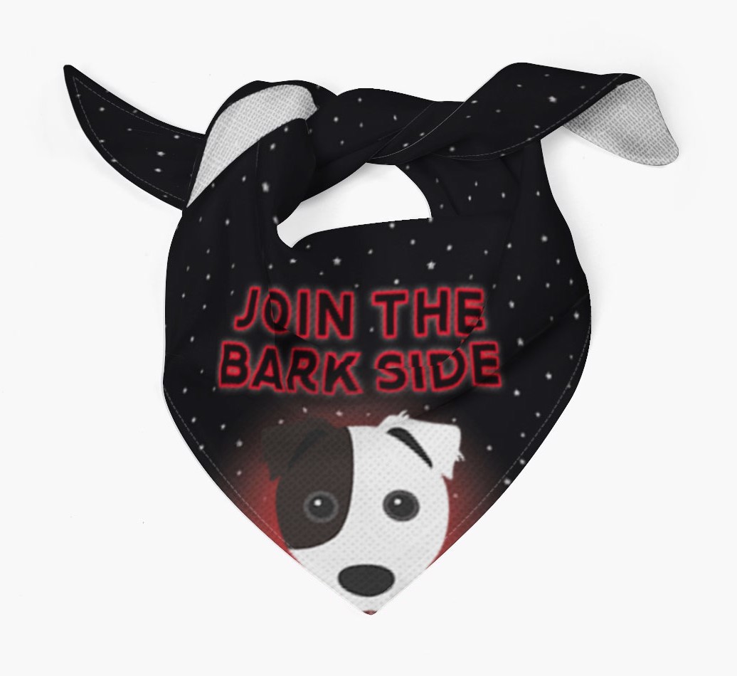 I've Joined The Bark Side: Personalised {breedFullName} Bandana