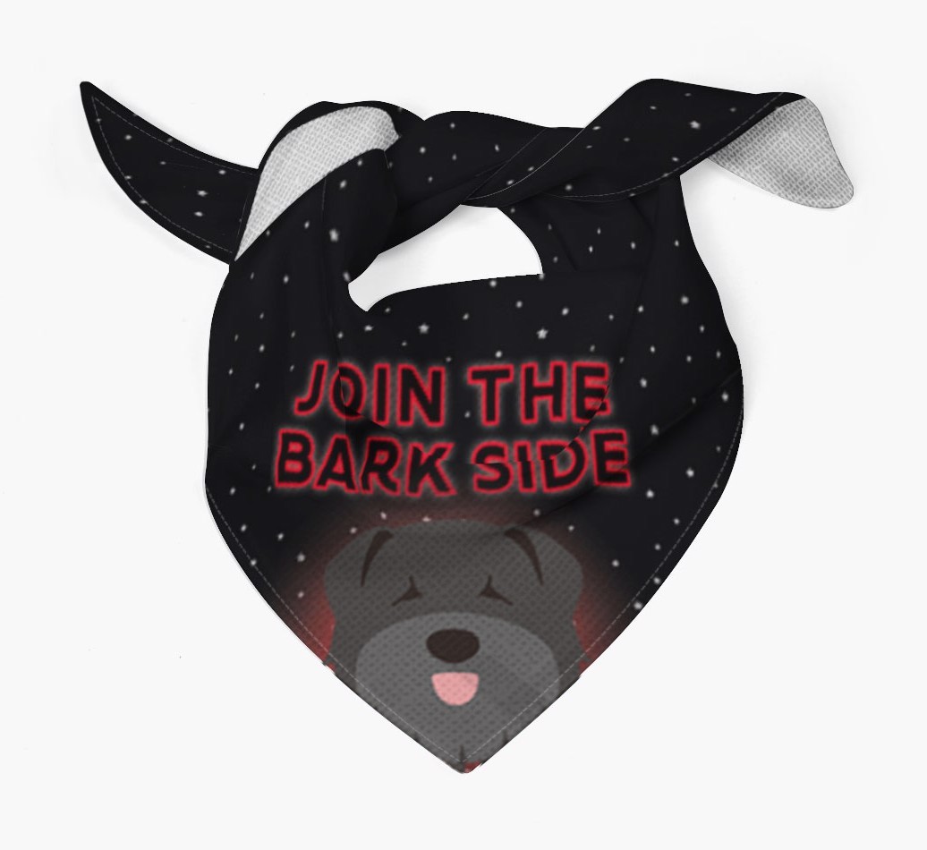 I've Joined The Bark Side: Personalised {breedFullName} Bandana