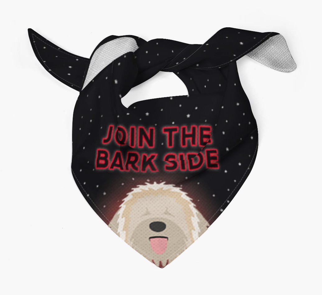 I've Joined The Bark Side: Personalised {breedFullName} Bandana