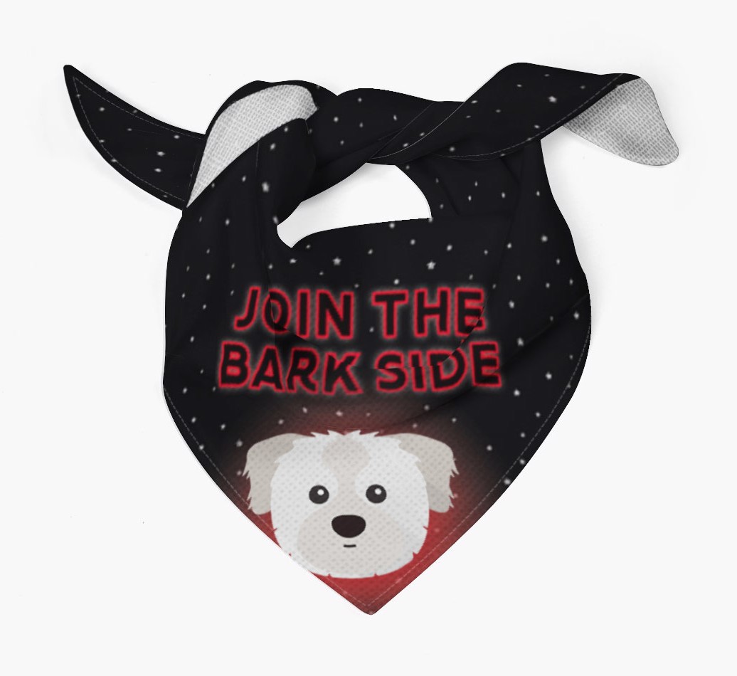 I've Joined The Bark Side: Personalised {breedFullName} Bandana