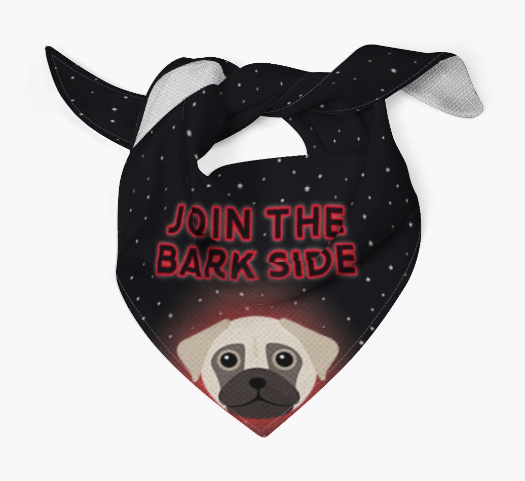 I've Joined The Bark Side: Personalised {breedFullName} Bandana