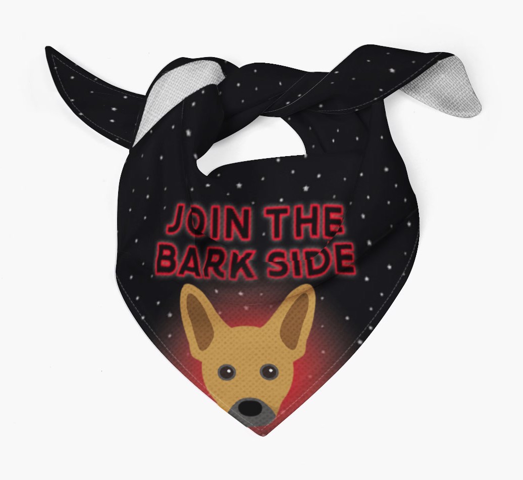 I've Joined The Bark Side: Personalised {breedFullName} Bandana
