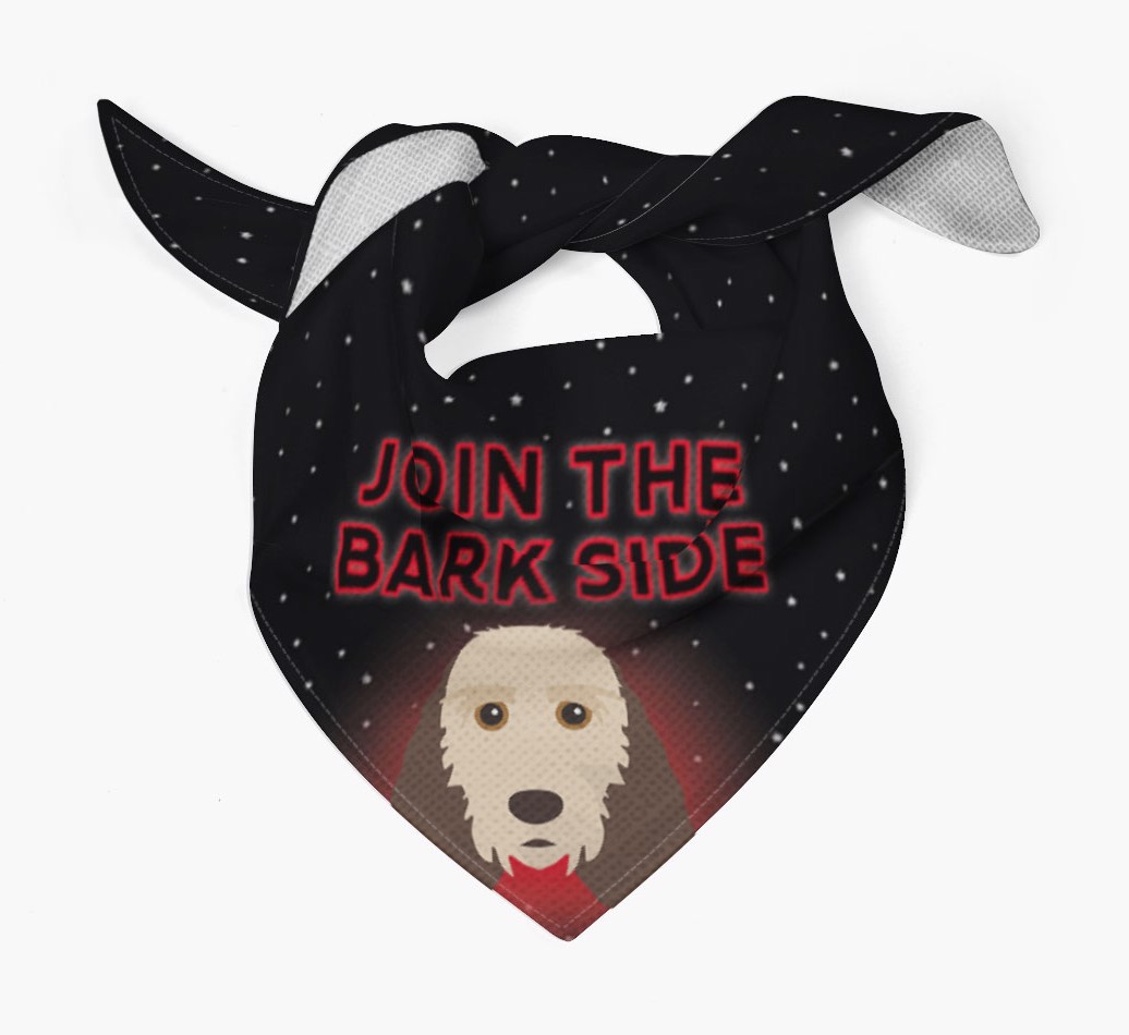 I've Joined The Bark Side: Personalised {breedFullName} Bandana