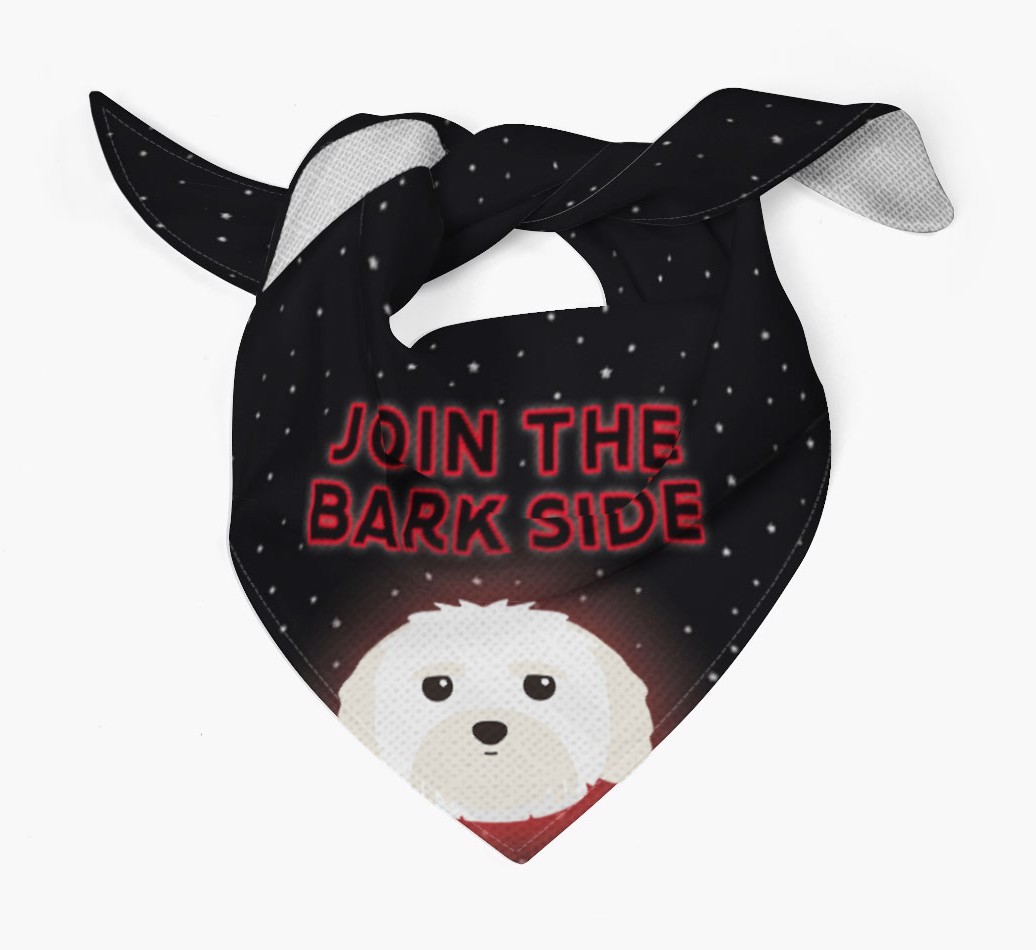 I've Joined The Bark Side: Personalised {breedFullName} Bandana