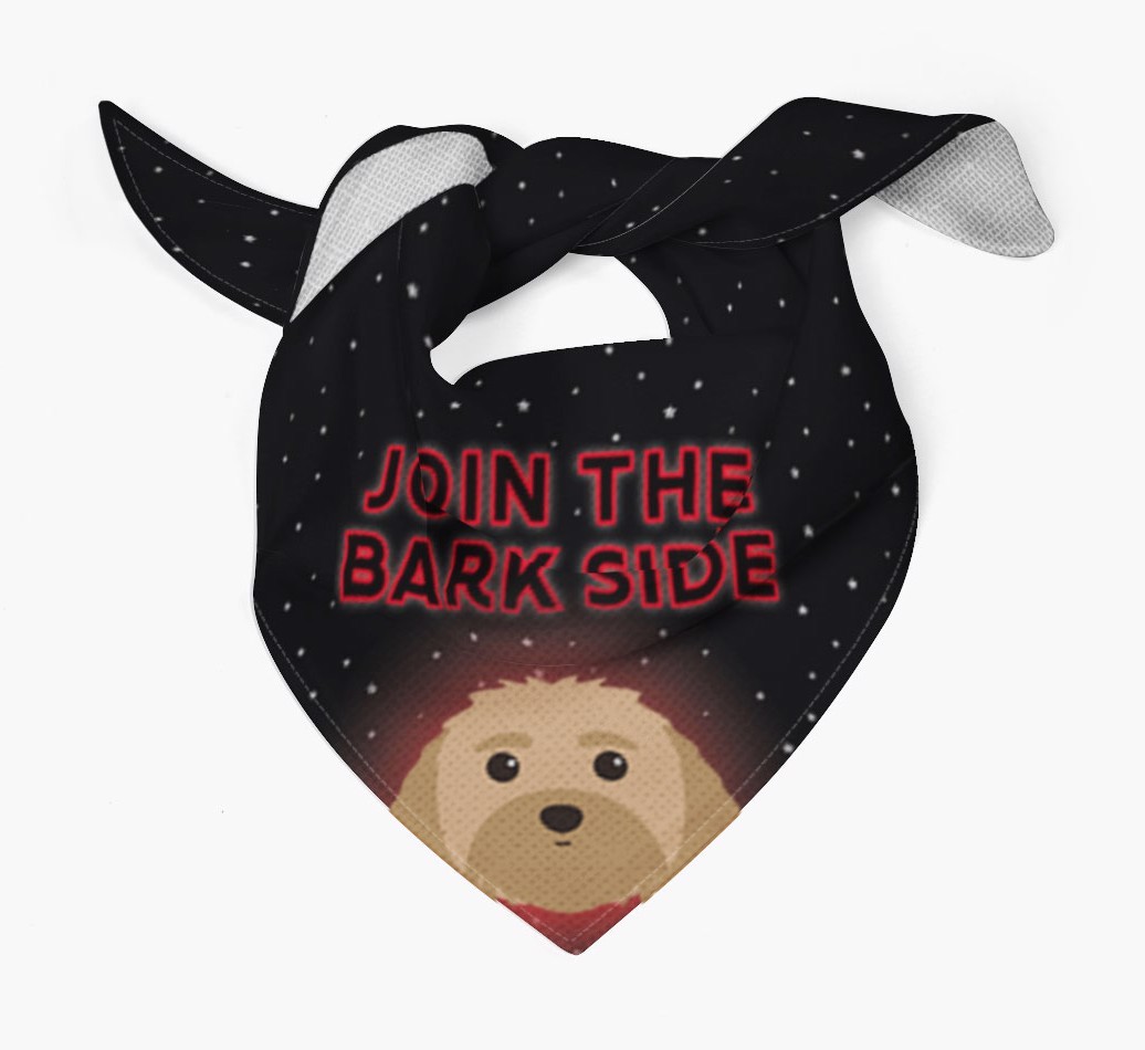 I've Joined The Bark Side: Personalised {breedFullName} Bandana