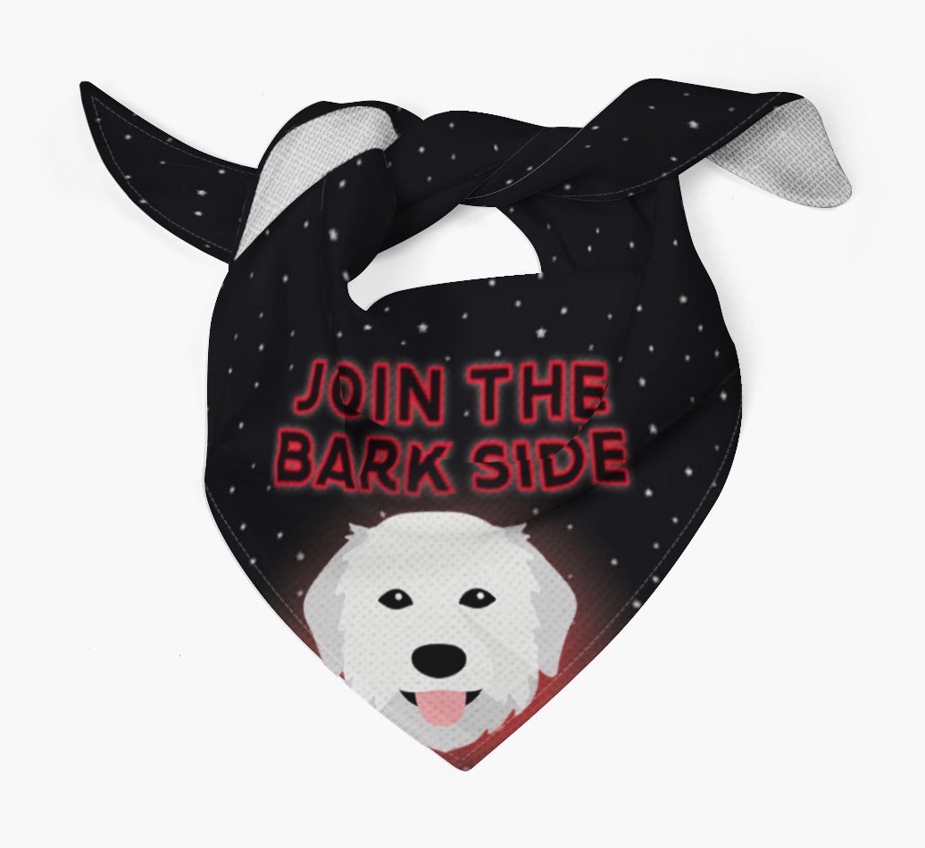 I've Joined The Bark Side: Personalised {breedFullName} Bandana
