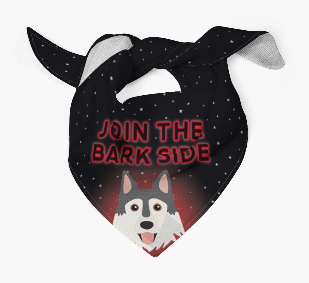 I've Joined The Bark Side: Personalised {breedFullName} Bandana