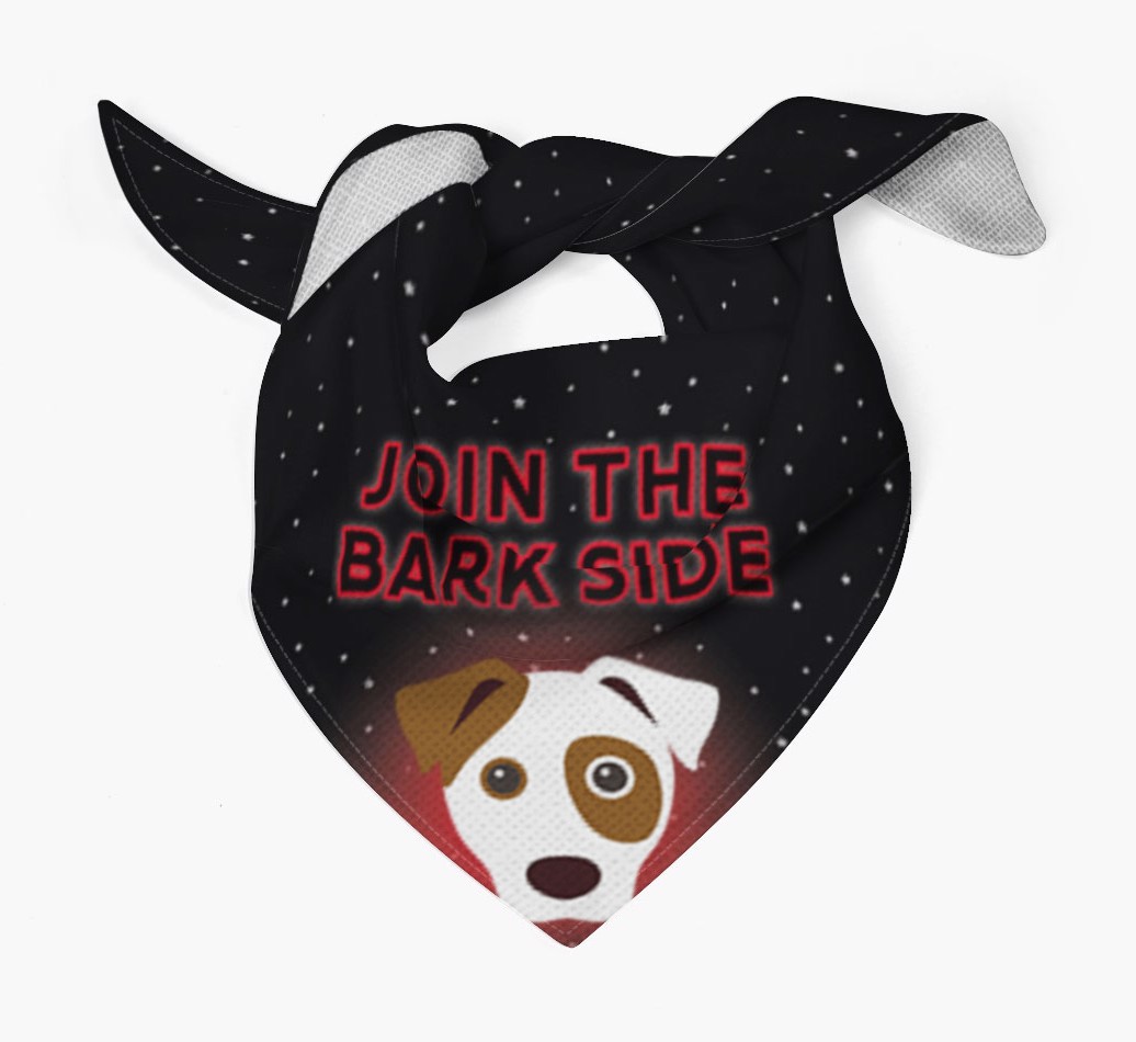 I've Joined The Bark Side: Personalised {breedFullName} Bandana