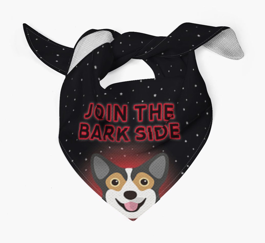 I've Joined The Bark Side: Personalised {breedFullName} Bandana