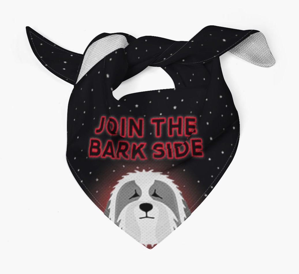 I've Joined The Bark Side: Personalised {breedFullName} Bandana