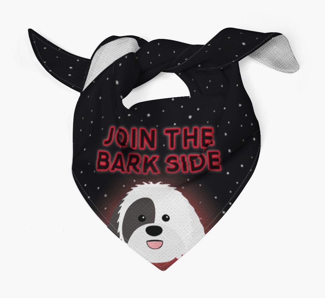 I've Joined The Bark Side: Personalised {breedFullName} Bandana