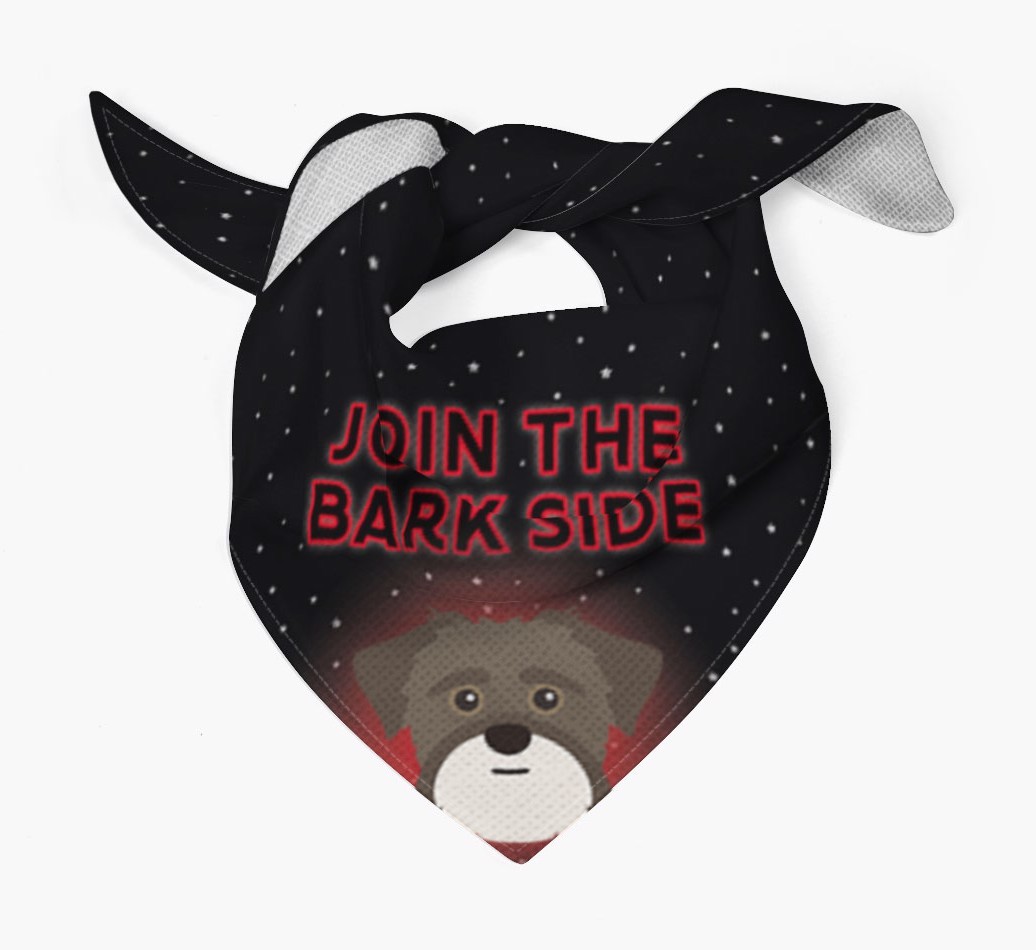 I've Joined The Bark Side: Personalised {breedFullName} Bandana