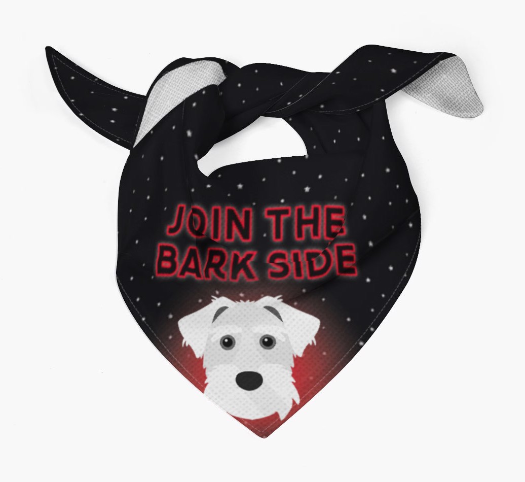 I've Joined The Bark Side: Personalised {breedFullName} Bandana