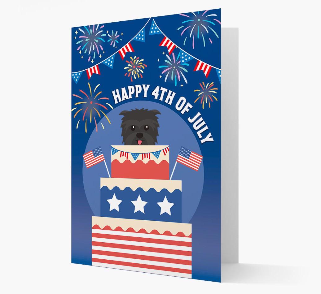 Happy 4th Of July: {breedFullName} Card