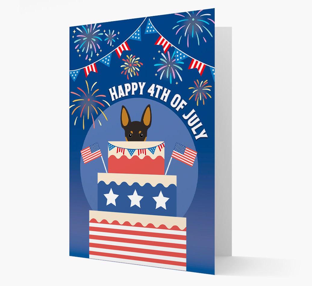 Happy 4th Of July: {breedFullName} Card