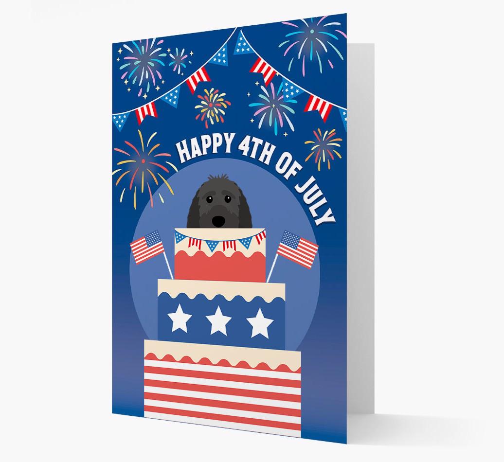 Happy 4th Of July: {breedFullName} Card