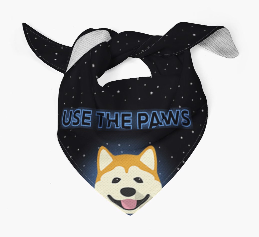 Use The Paws: Personalised {breedFullName} Bandana