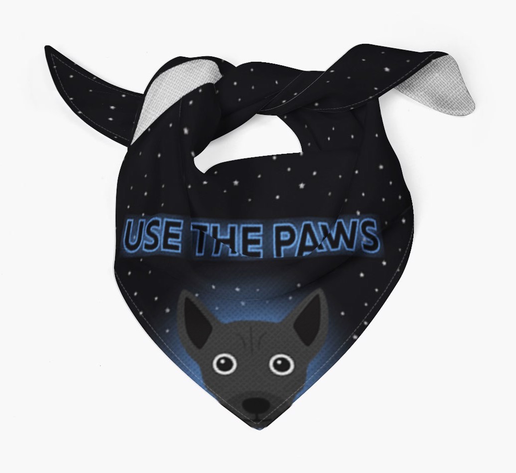 Use The Paws: Personalised {breedFullName} Bandana
