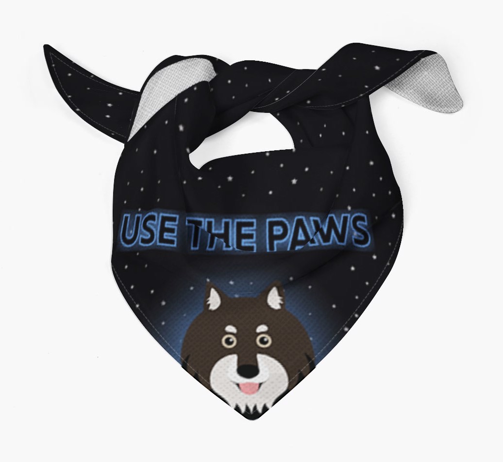Use The Paws: Personalised {breedFullName} Bandana