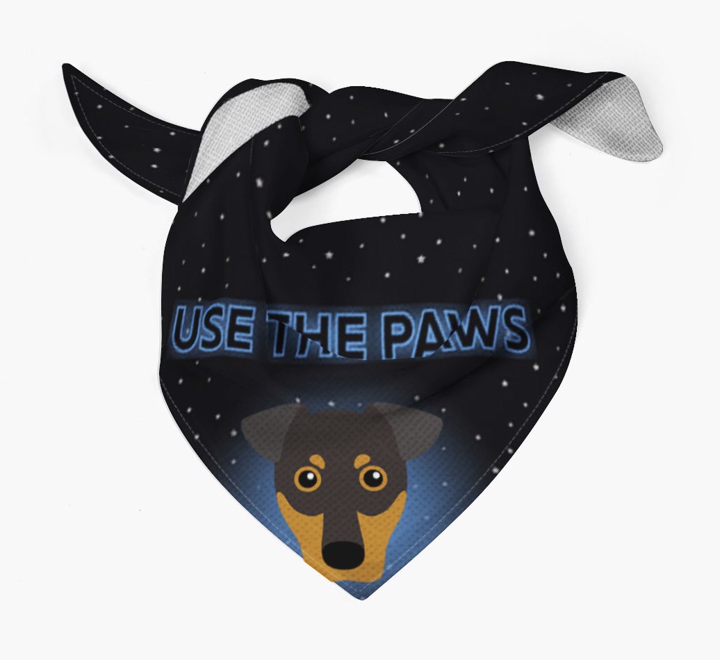 Use The Paws: Personalised {breedFullName} Bandana