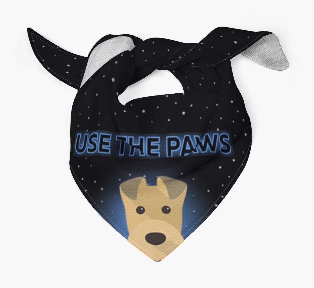 Use The Paws: Personalised {breedFullName} Bandana