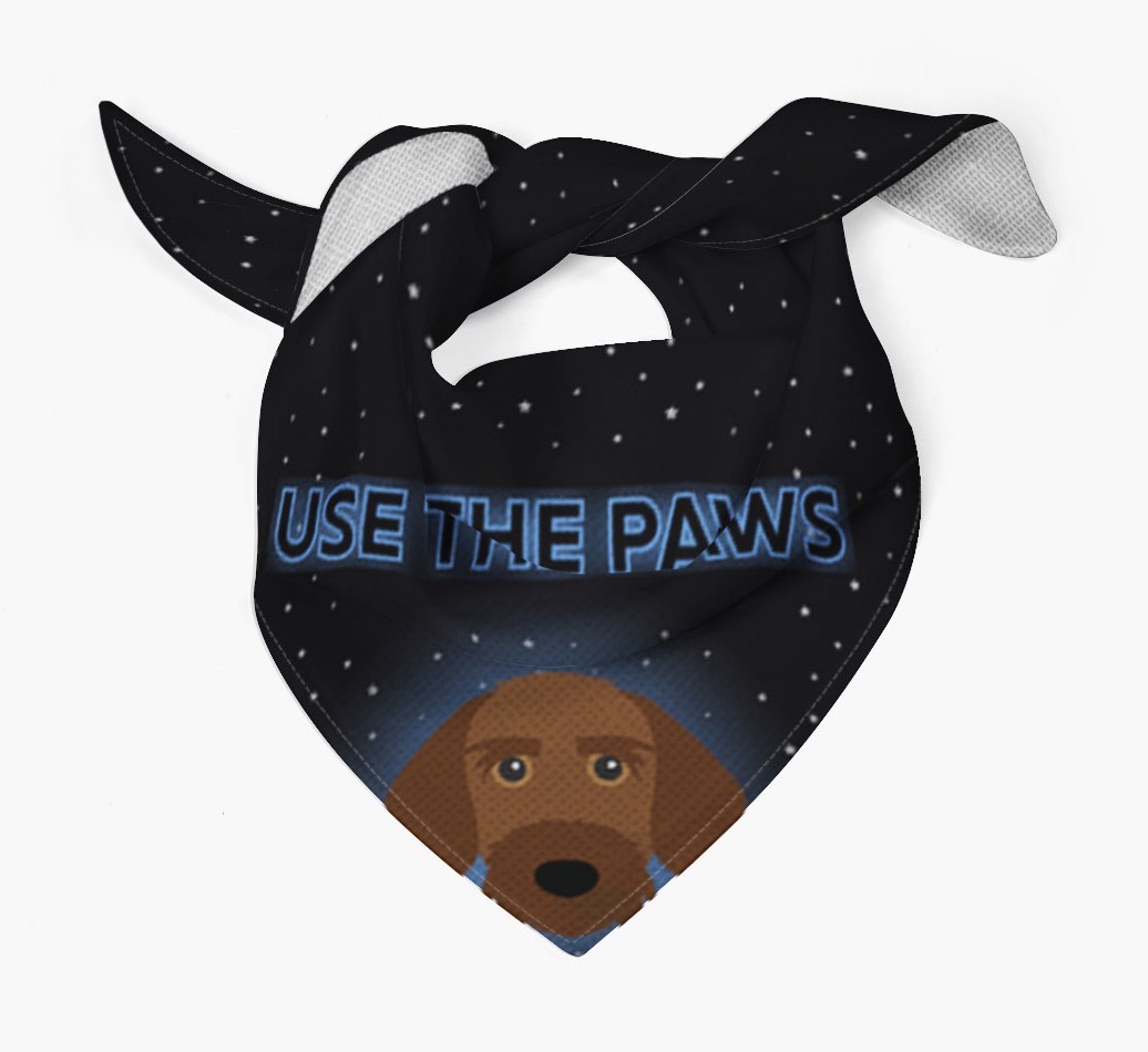 Use The Paws: Personalised {breedFullName} Bandana