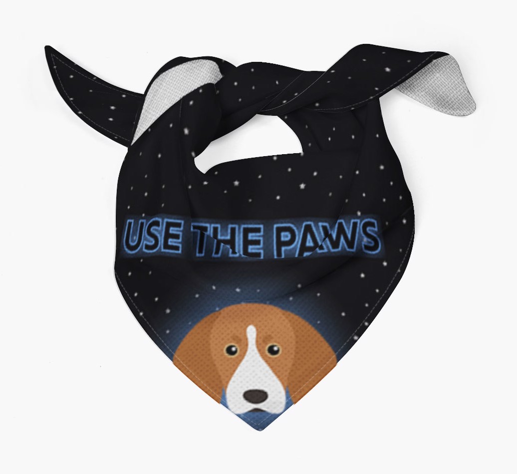 Use The Paws: Personalised {breedFullName} Bandana