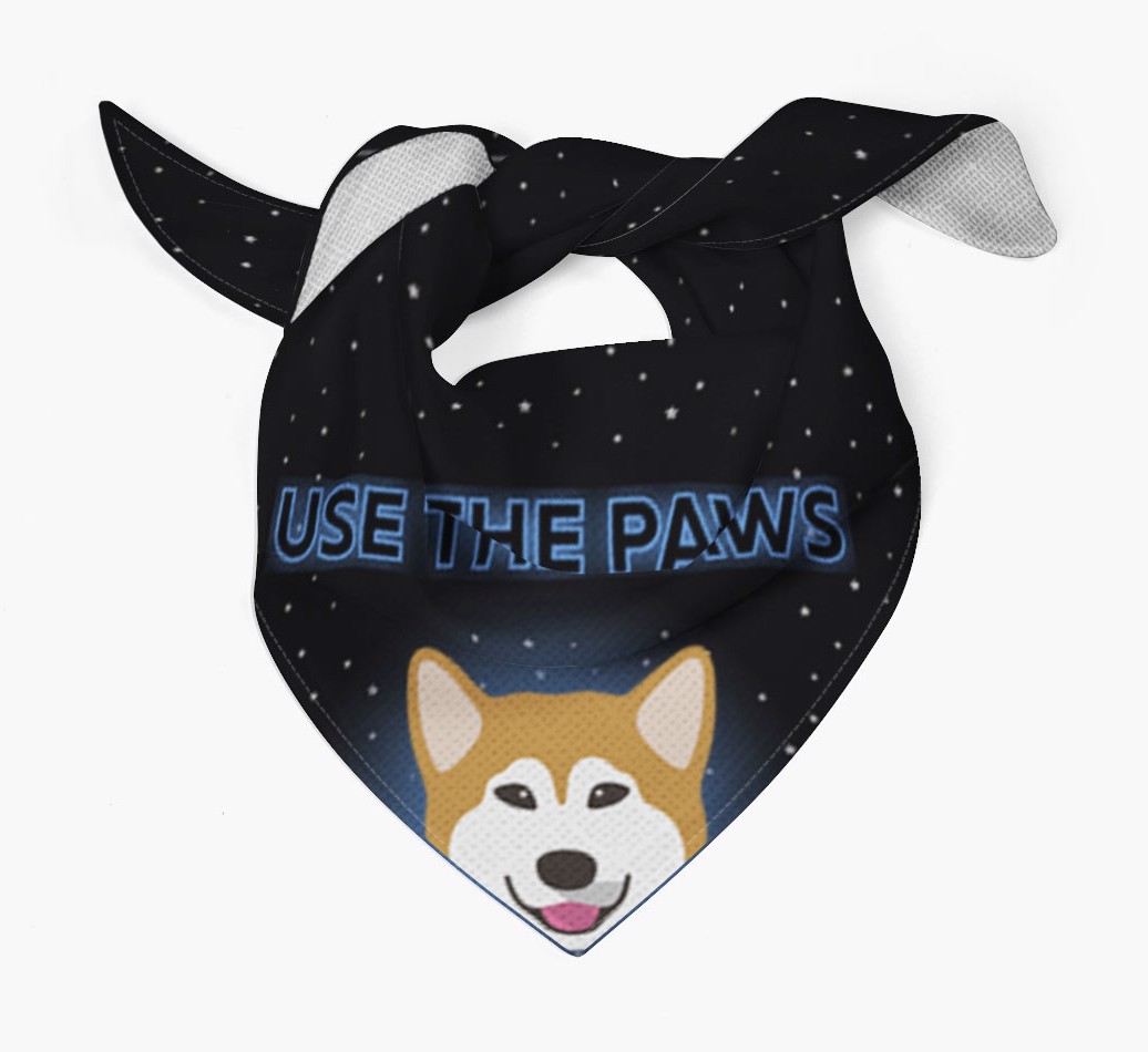 Use The Paws: Personalized {breedFullName} Bandana