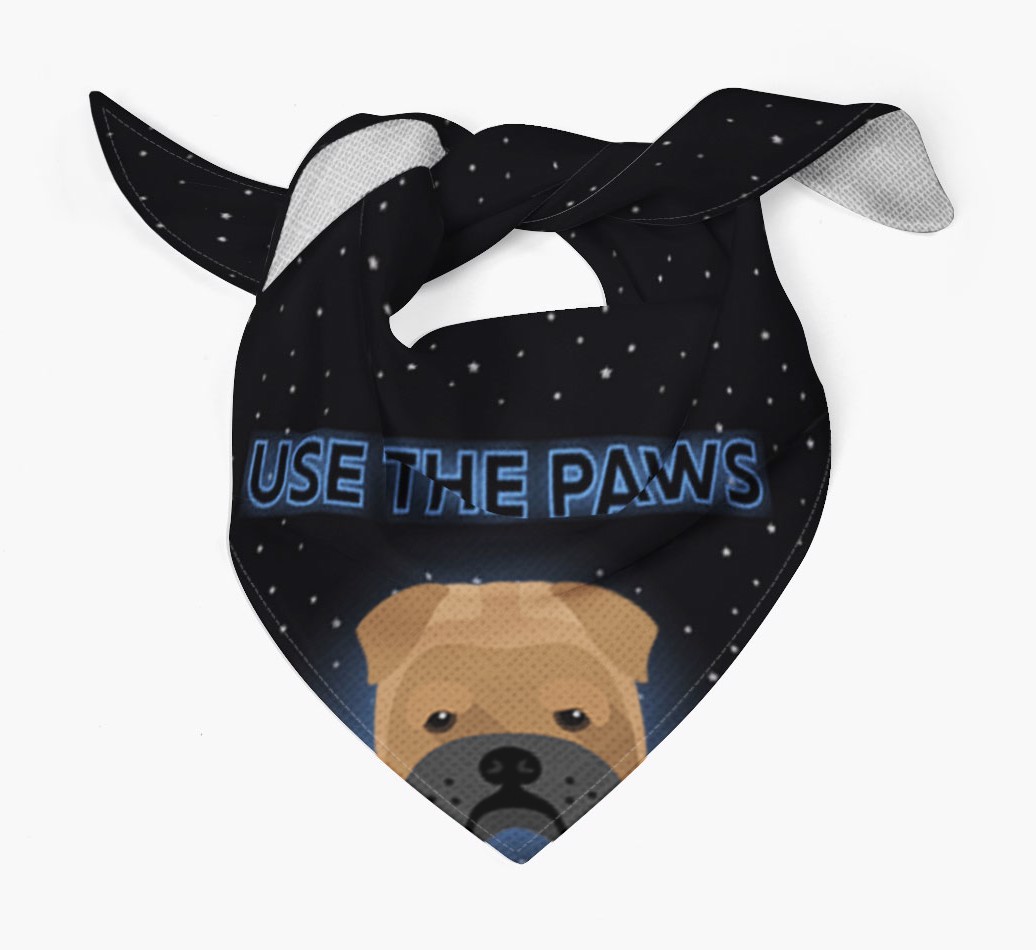 Use The Paws: Personalized {breedFullName} Bandana
