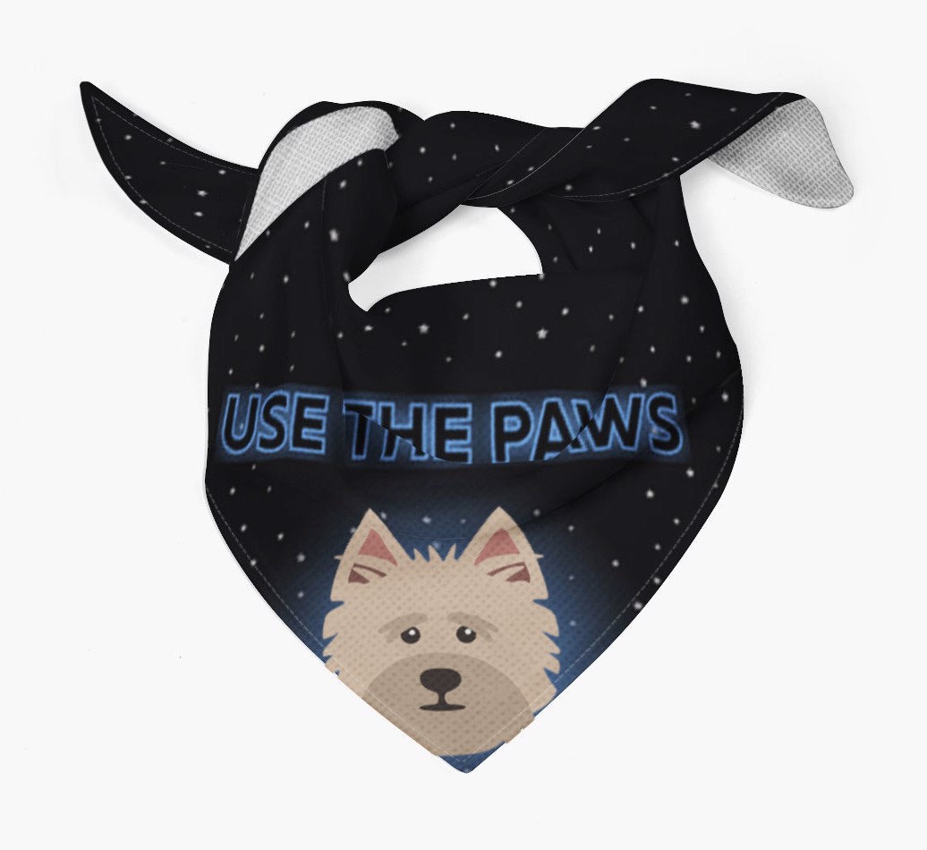 Use The Paws: Personalized {breedFullName} Bandana