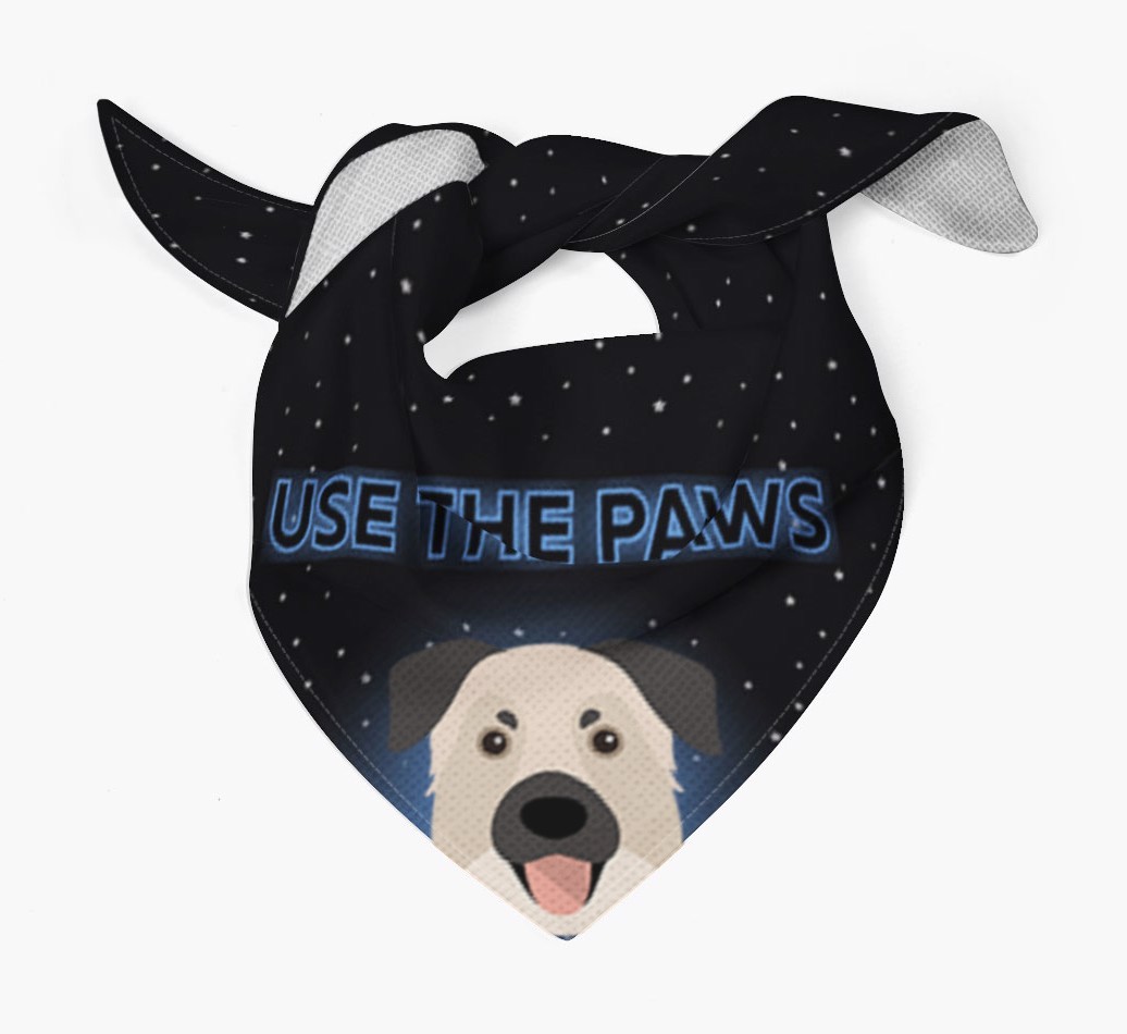 Use The Paws: Personalized {breedFullName} Bandana