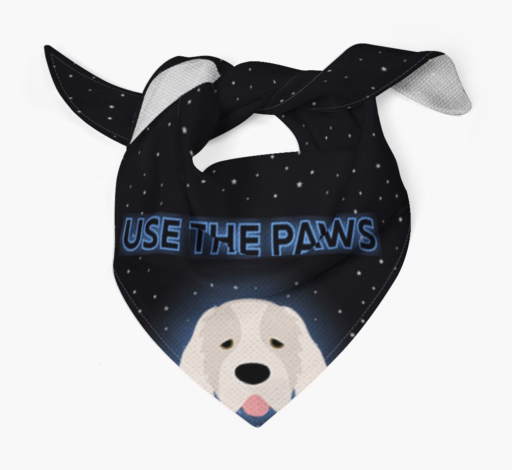 Use The Paws: Personalized {breedFullName} Bandana