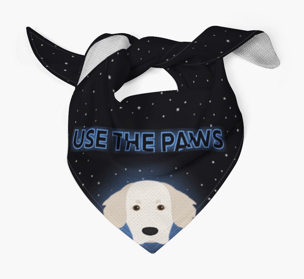 Use The Paws: Personalized {breedFullName} Bandana