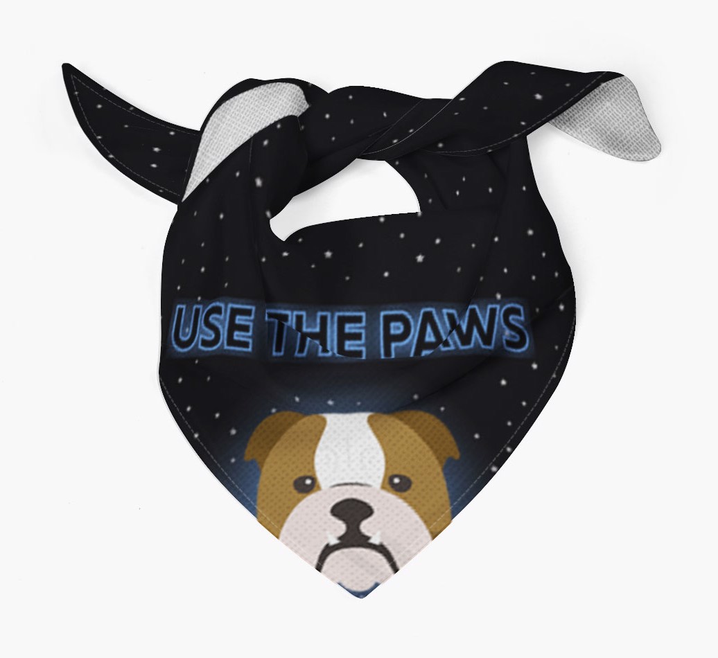 Use The Paws: Personalized {breedFullName} Bandana