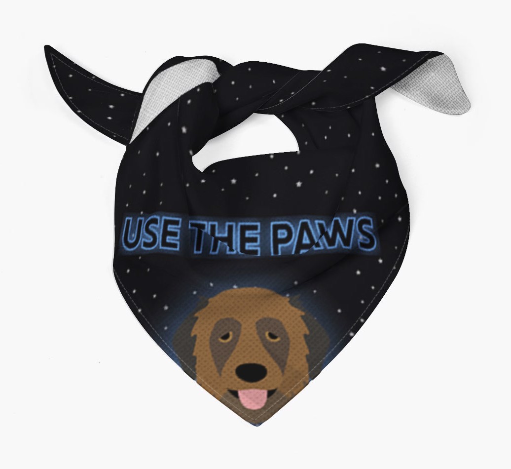 Use The Paws: Personalized {breedFullName} Bandana