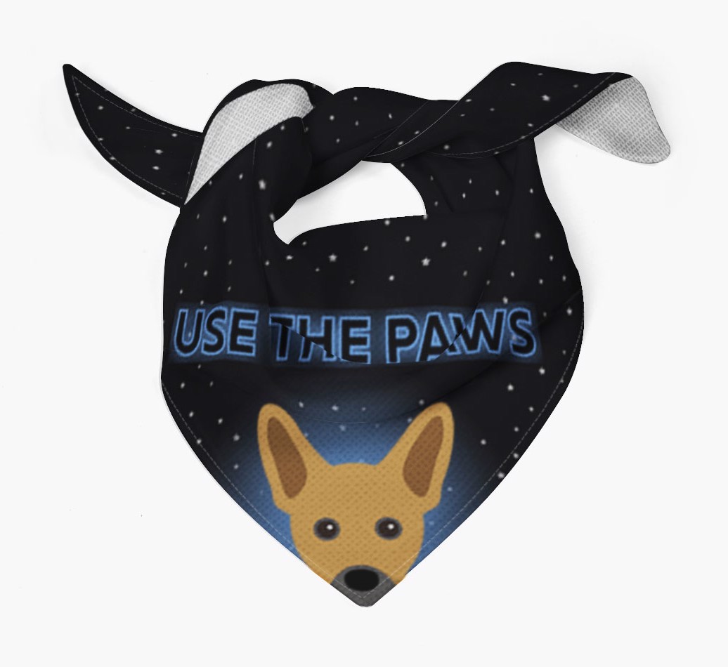 Use The Paws: Personalized {breedFullName} Bandana