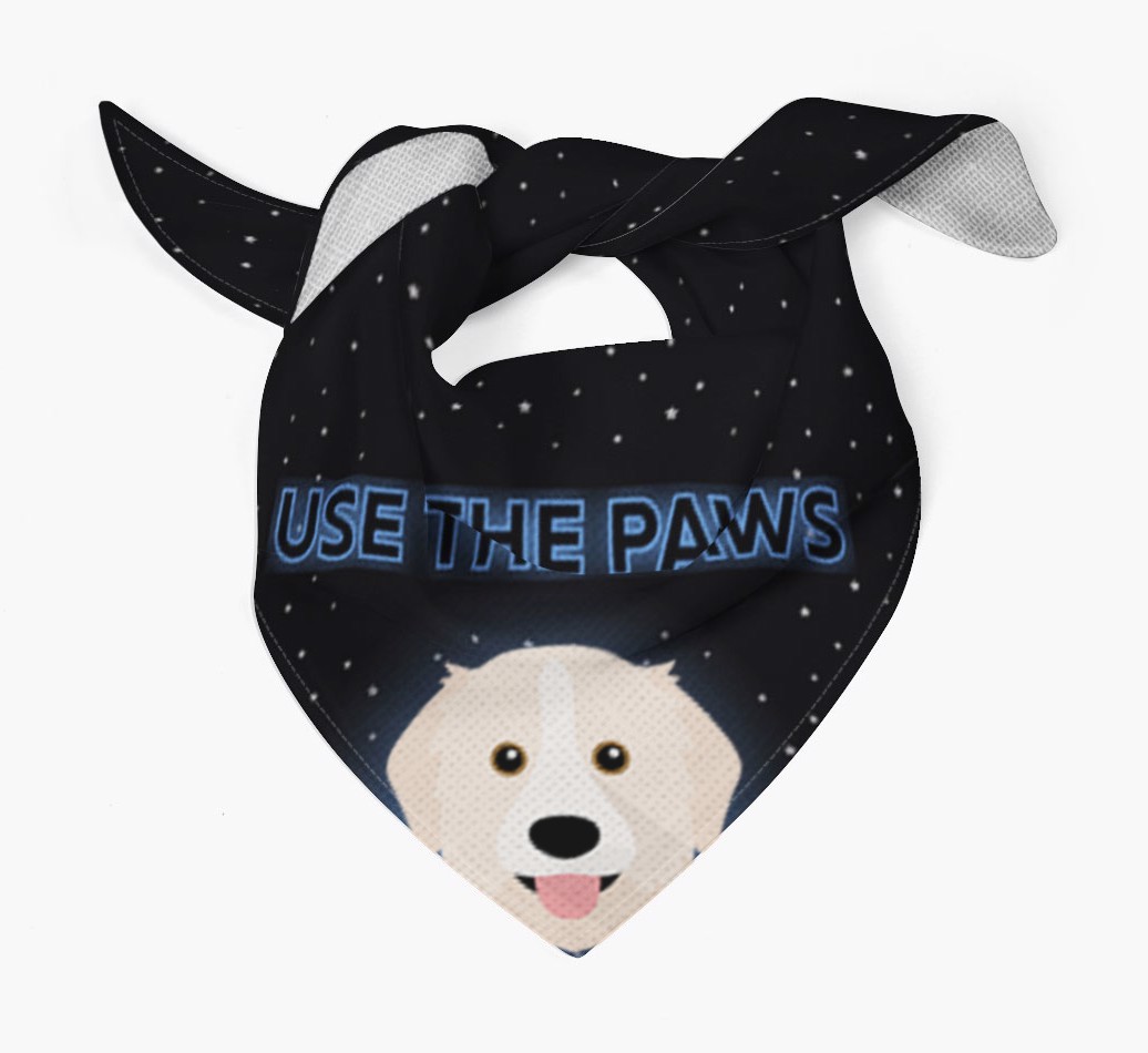Use The Paws: Personalized {breedFullName} Bandana