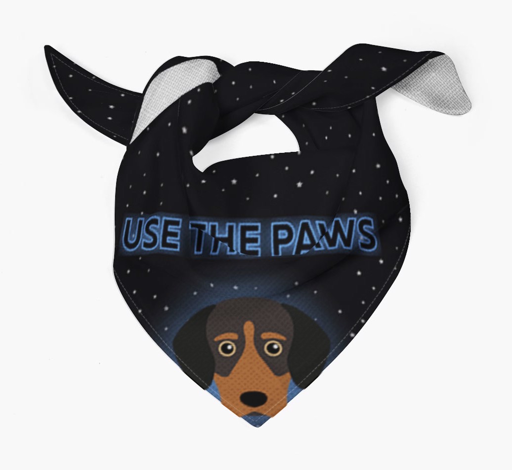 Use The Paws: Personalized {breedFullName} Bandana