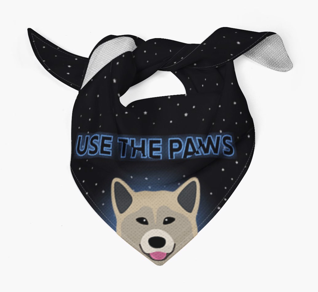 Use The Paws: Personalized {breedFullName} Bandana