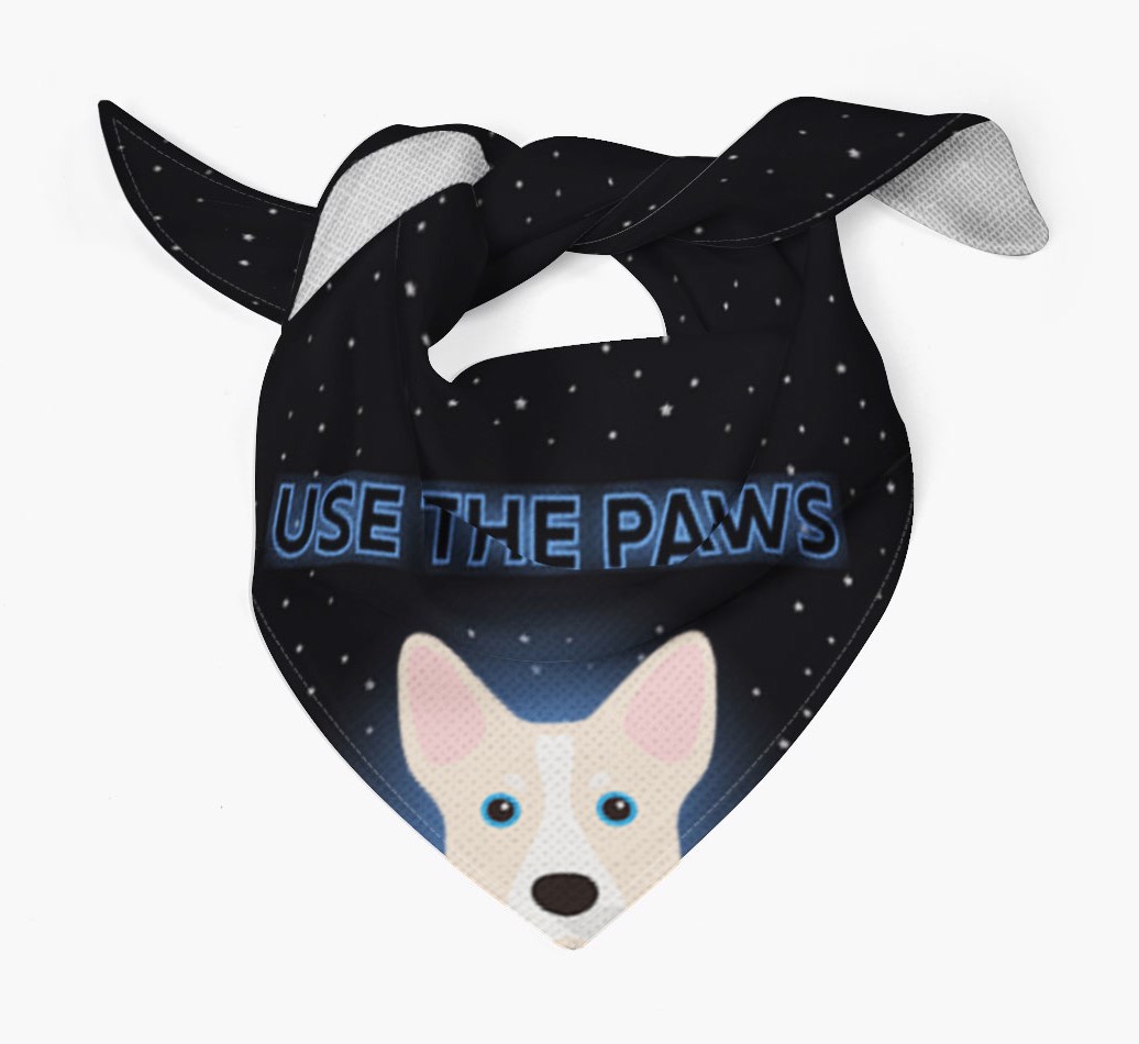 Use The Paws: Personalized {breedFullName} Bandana