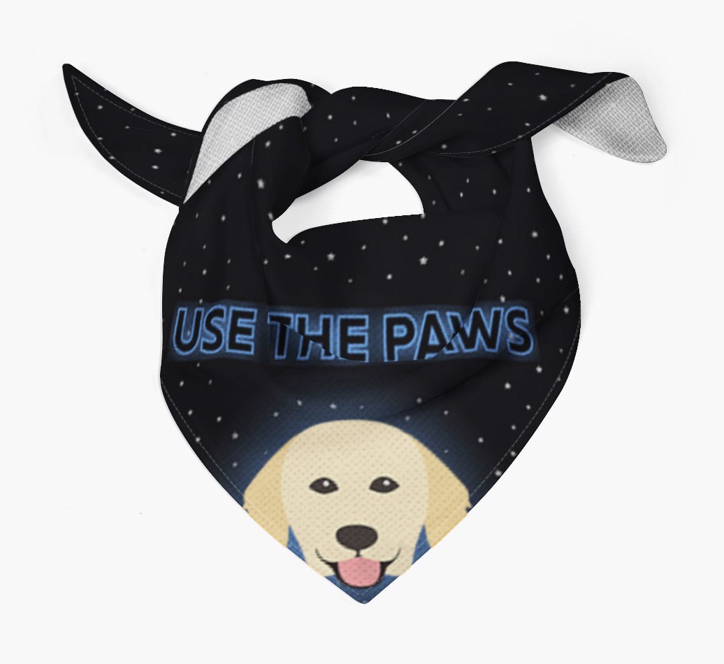 Use The Paws: Personalized {breedFullName} Bandana