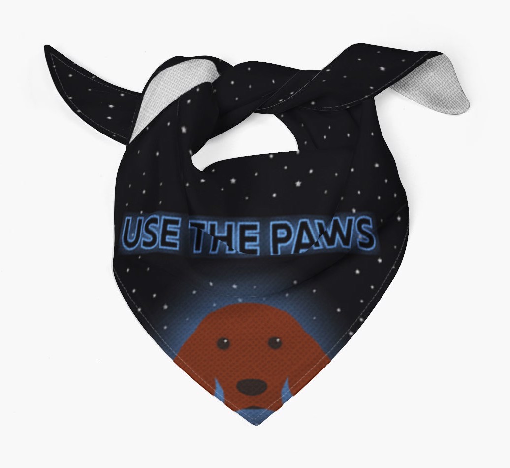 Use The Paws: Personalized {breedFullName} Bandana