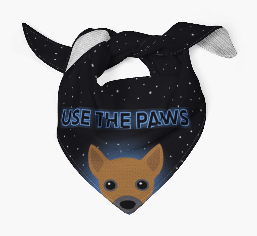 Use The Paws: Personalized {breedFullName} Bandana
