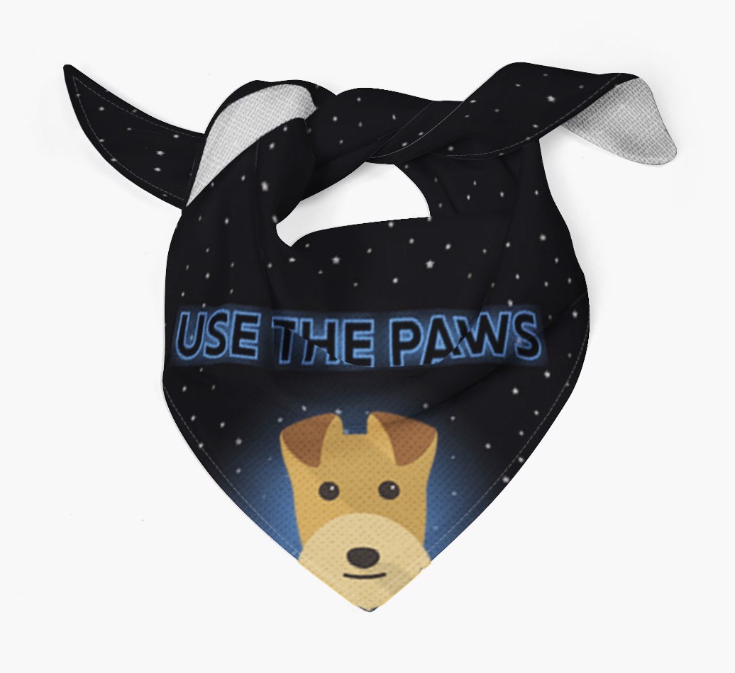 Use The Paws: Personalized {breedFullName} Bandana