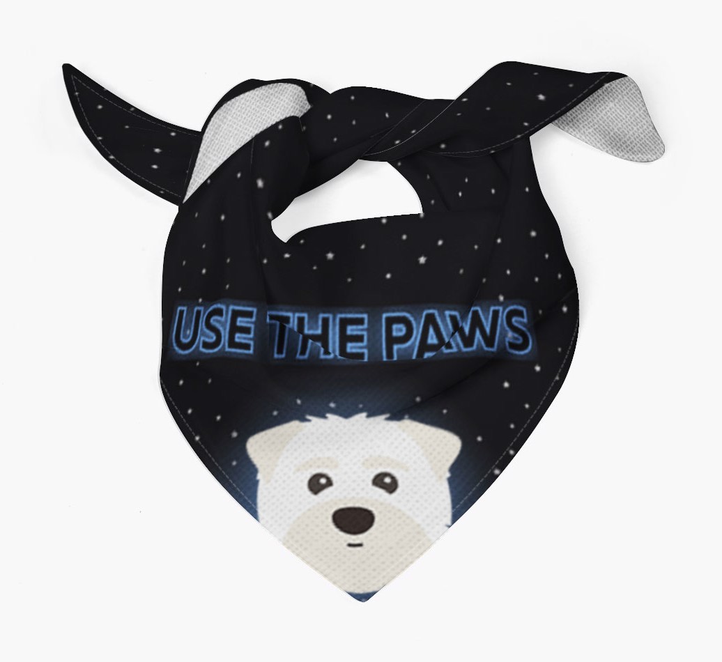 Use The Paws: Personalized {breedFullName} Bandana