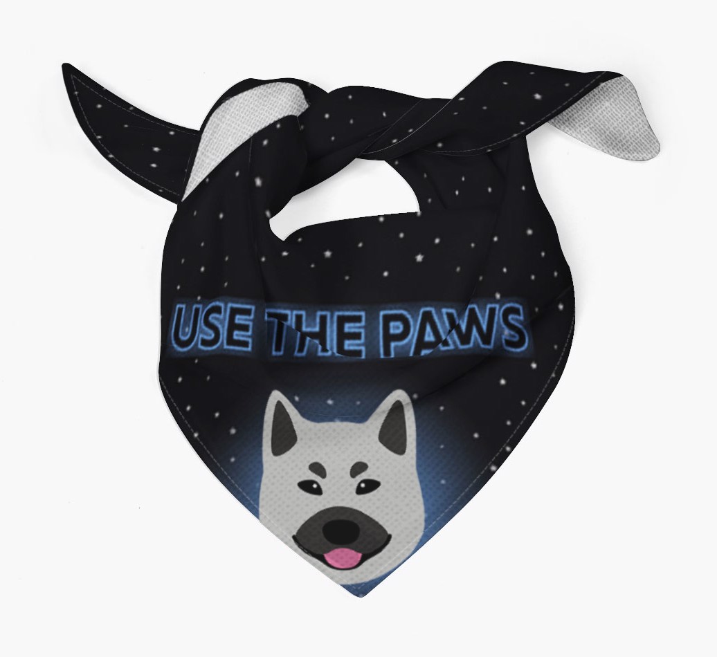 Use The Paws: Personalized {breedFullName} Bandana