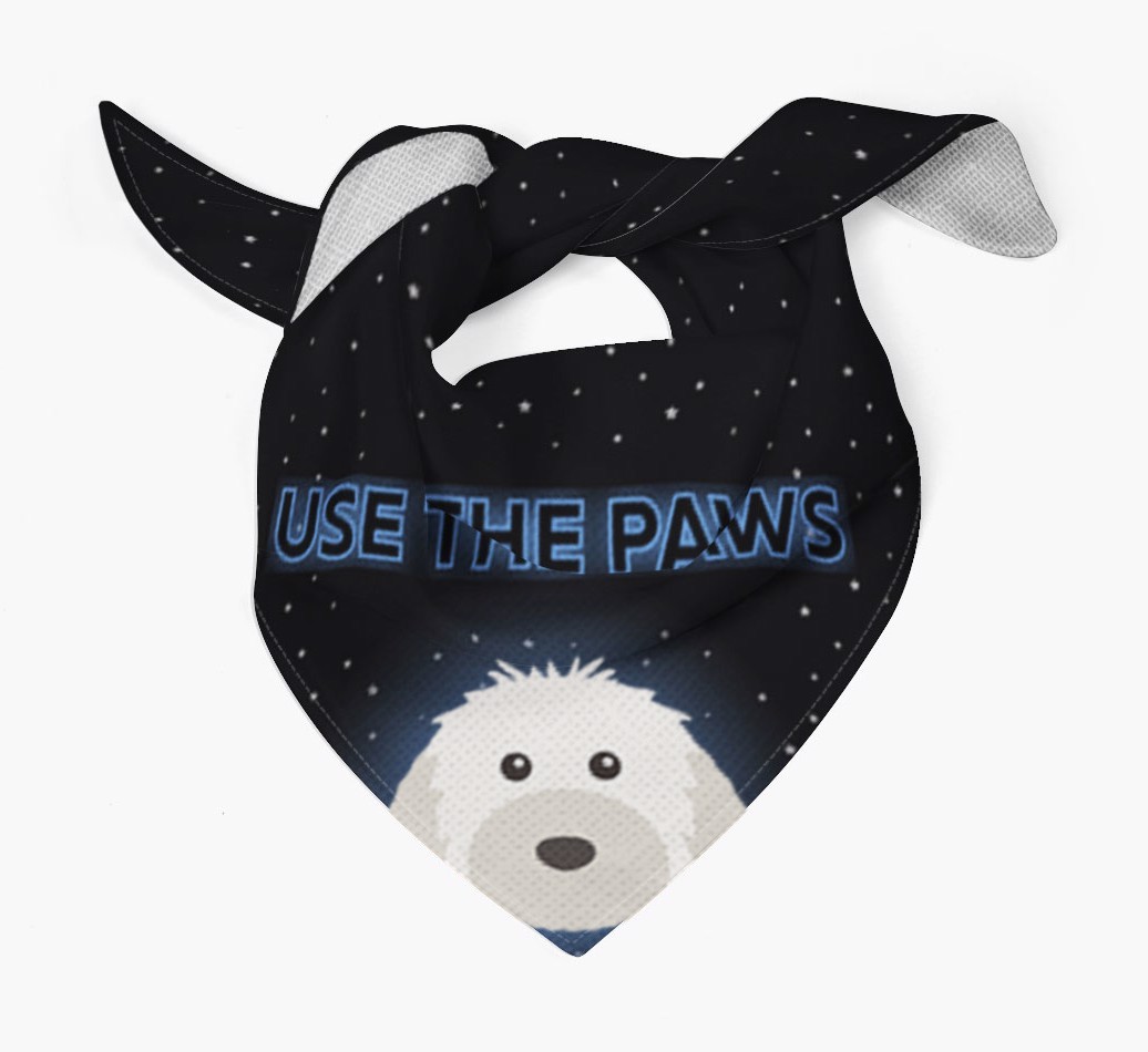Use The Paws: Personalized {breedFullName} Bandana